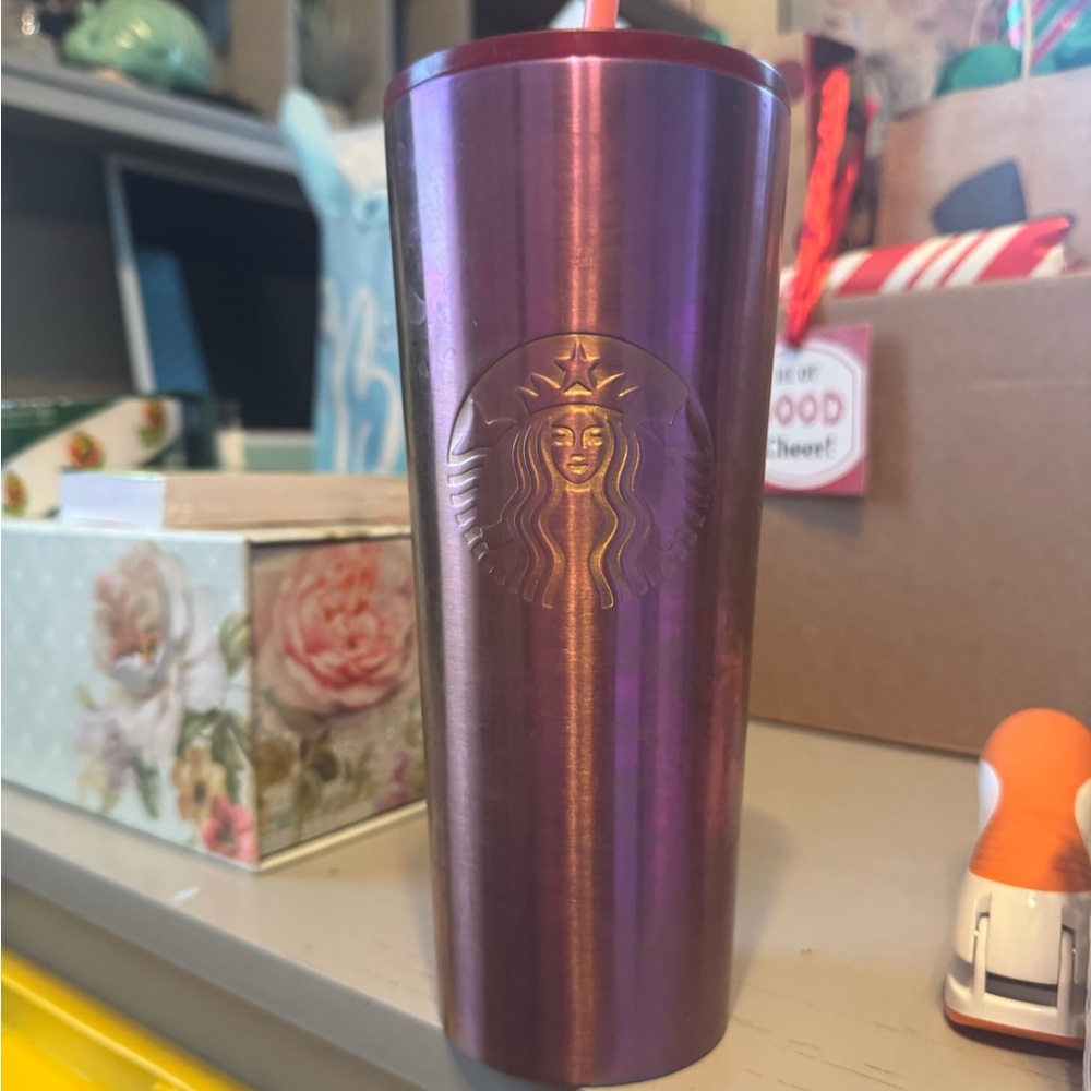 Starbucks Metallic Purple Tumbler